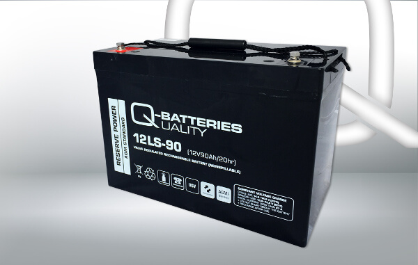 Q-Batteries 12LS-90 12V 90Ah AGM Batterie Akku online bei pro-akkus kaufen