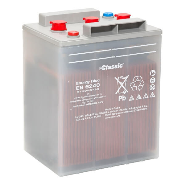 Classic Energy Bloc EB6240 - 6V | 9 OGi 237 LA | 237Ah (c10) Batterie Classic Energy Bloc EB6240 - 6V | 9 OGi 237 LA | 237Ah (c10) Batterie