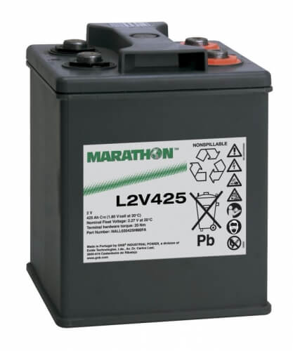 Exide Marathon L2V425 2V 456Ah Bleiakku