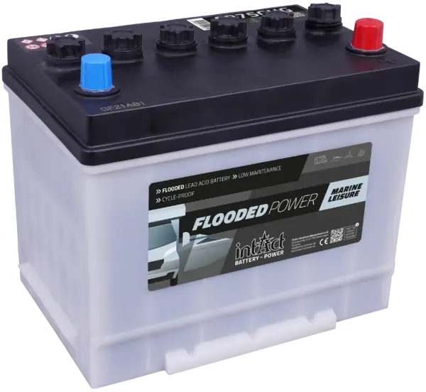 intAct SP75GUG Flooded-Power | 12V 75Ah Blei-Säure-Batterie online bei pro-akkus kaufen