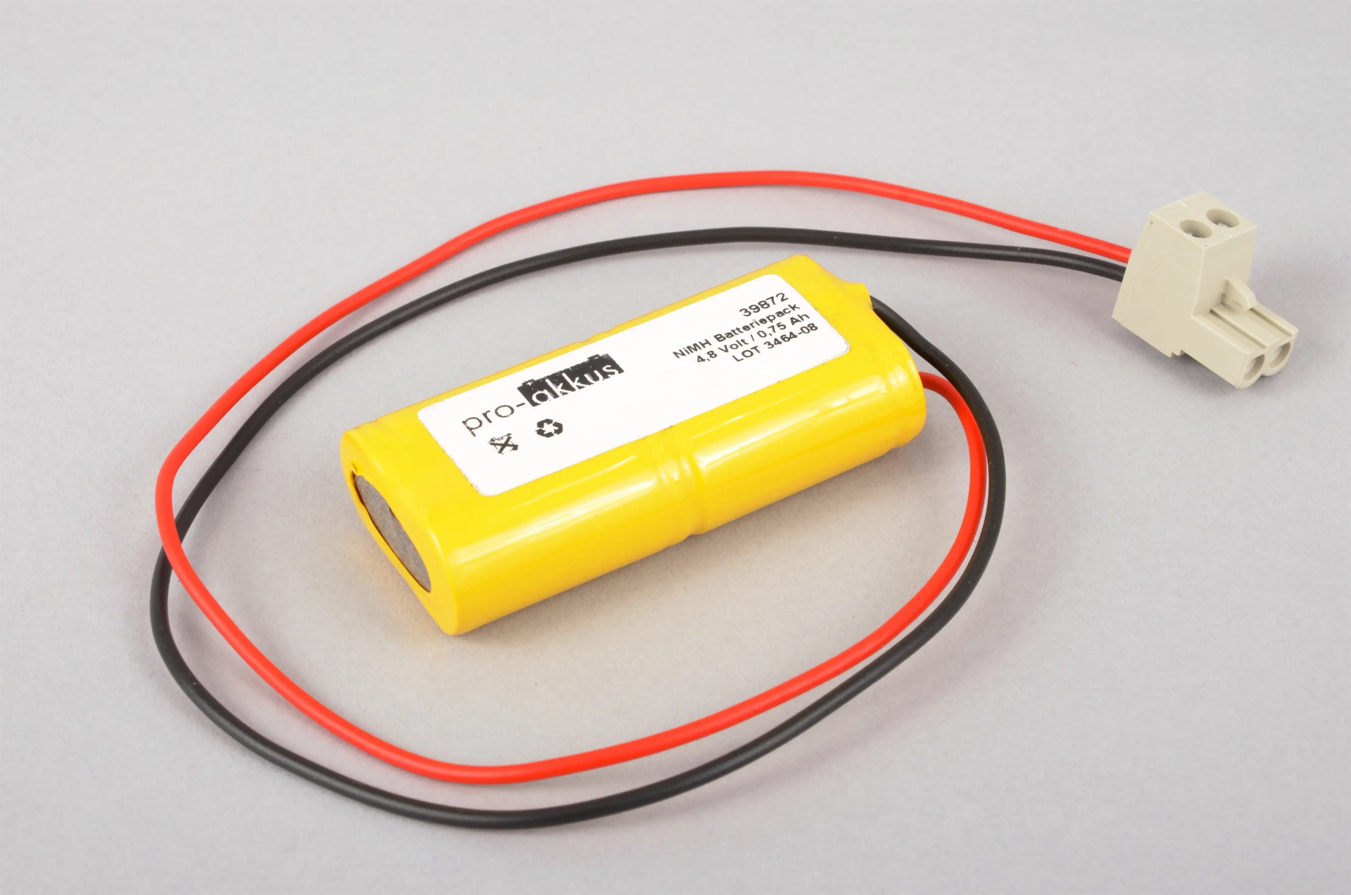 NiMH Notbeleuchtung Akku 4,8V / 0,75Ah für Heinrich SW8ELL3-L-BU-WA online bei pro-akkus kaufen