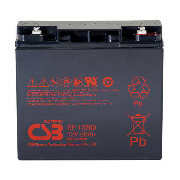 CSB GP12200 - 12V / 20Ah AGM Akku / Batterie CSB GP12200 - 12V / 20Ah AGM Akku / Batterie