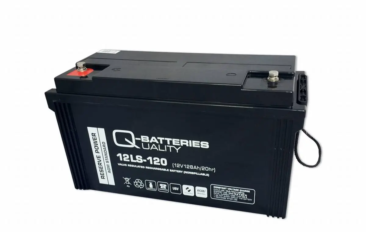 Q-Batteries 12LS-120 12V 128Ah AGM Batterie Akku online bei pro-akkus kaufen
