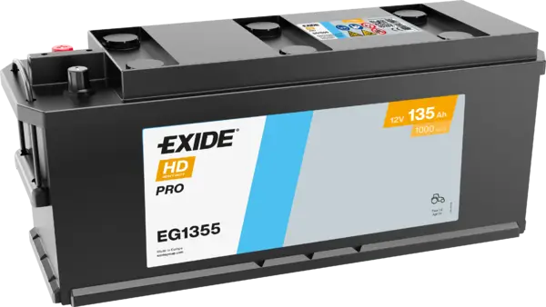 Exide HD PRO EG1355 Lkw Batterie - 12V 135Ah online bei pro-akkus kaufen