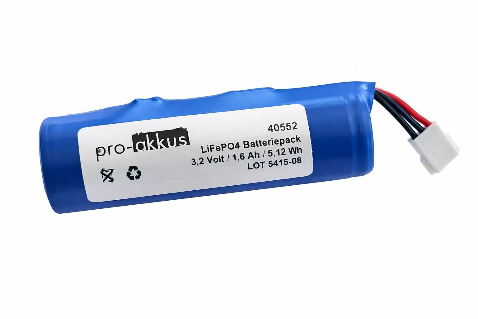 RPower LFP3216.01 Ersatz Akku 3,2V 1,6Ah LiFePO4 kompatibel online bei pro-akkus kaufen