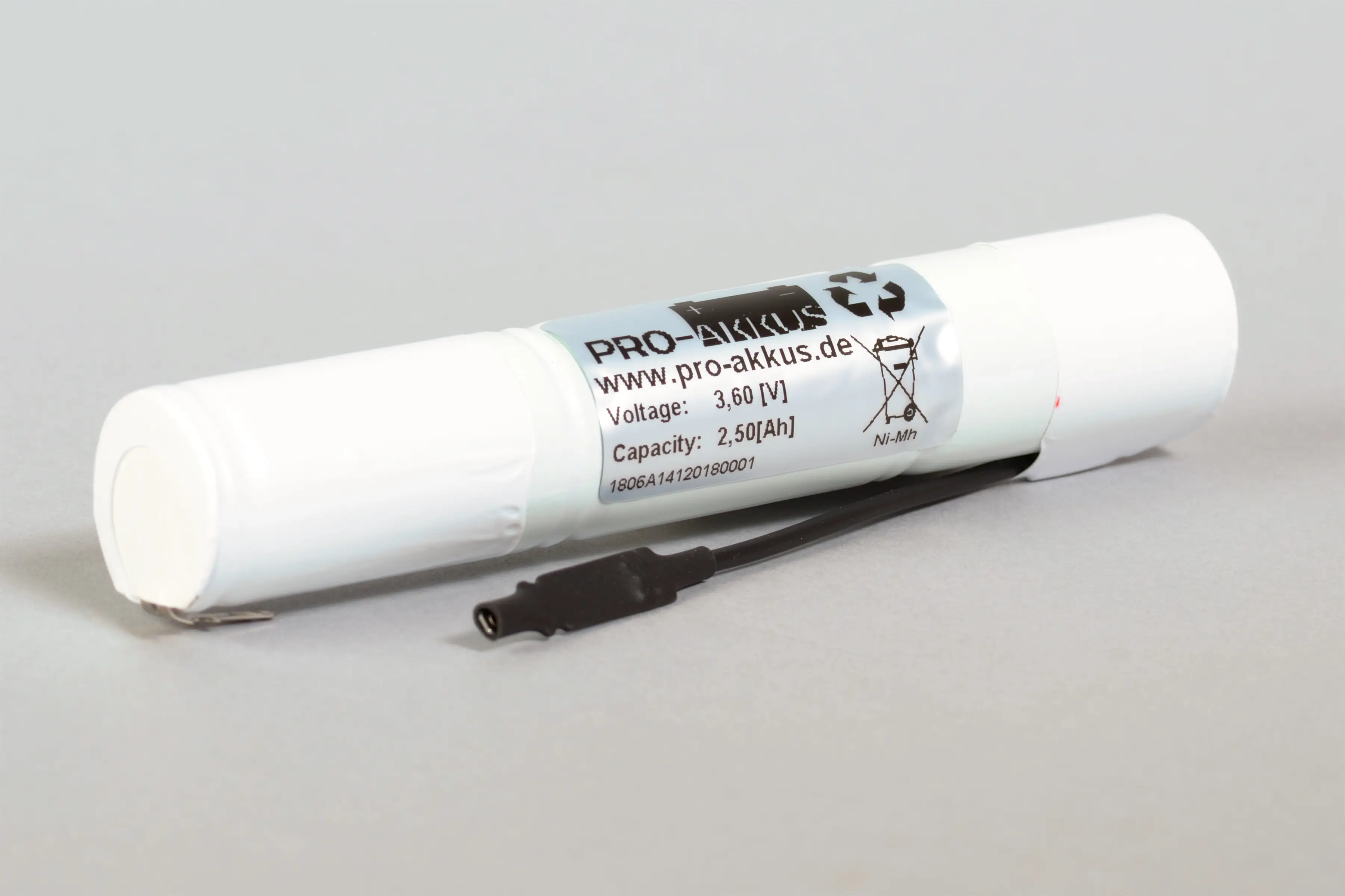 NiMh Notbeleuchtung Akku 3,6V / 2500mAh (2,5Ah) passend für 786222034 online bei pro-akkus kaufen