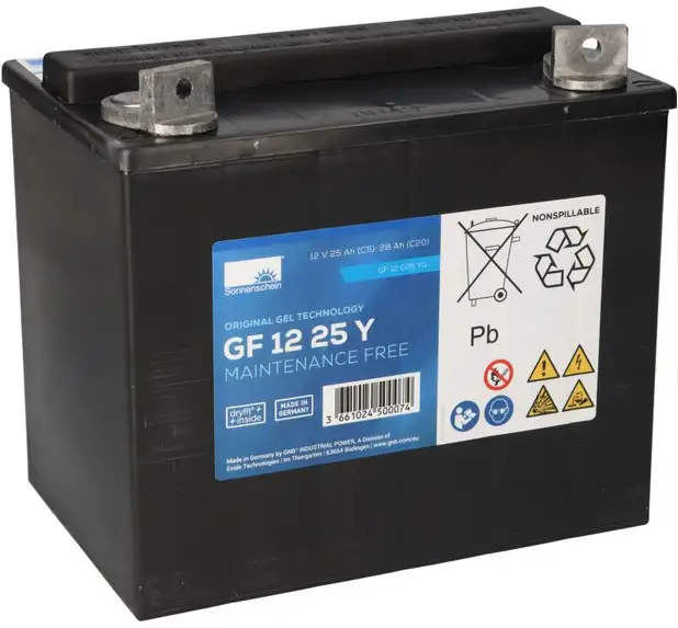 Akkusatz für Batterie-Scheuersaugmaschine GANSOW CT15  - 2 x 12V 28Ah Blei-Gel Zyklenfest Akkusatz für Batterie-Scheuersaugmaschine GANSOW CT15  - 2 x 12V 28Ah Blei-Gel Zyklenfest