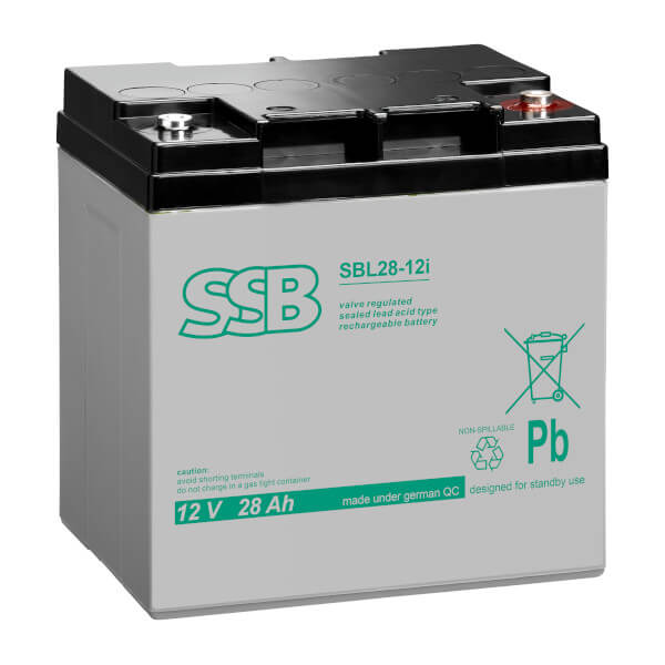 SSB SBL28-12i Akku / Batterie - 12V 28Ah AGM Longlife SSB SBL28-12i Akku / Batterie - 12V 28Ah AGM Longlife