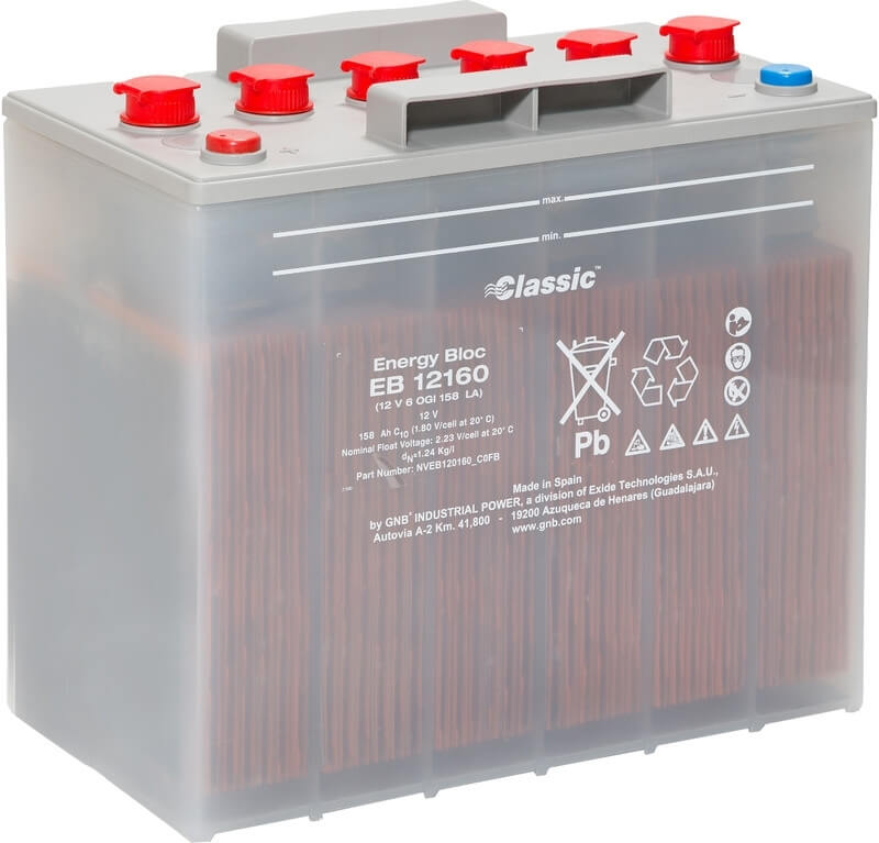 Classic Energy Bloc EB12160 - 12V |  6 OGi 158 LA | 158Ah (c10) Batterie Classic Energy Bloc EB12160 - 12V |  6 OGi 158 LA | 158Ah (c10) Batterie
