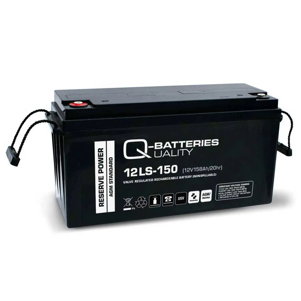 Q-Batteries 12LS-150 12V 158Ah AGM Akku online bei pro-akkus kaufen