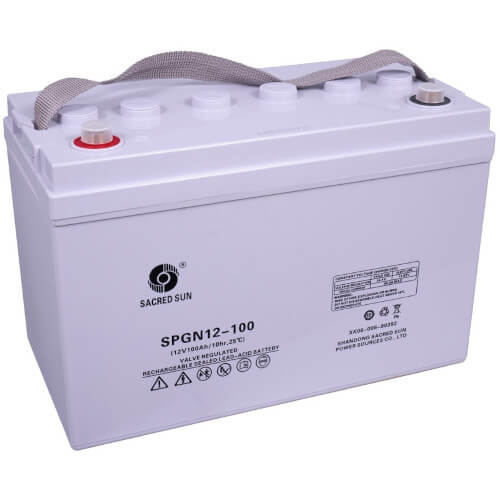 Sacred Sun SPGN12-100 - 12V 100Ah AGM Batterie Long Life online bei pro-akkus kaufen