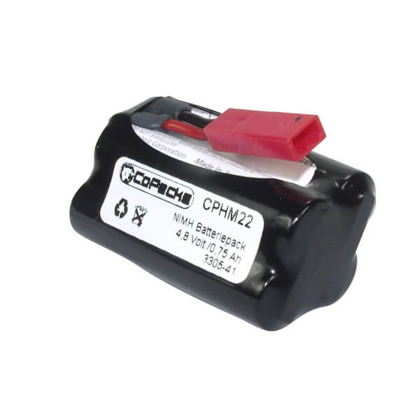 NiMh Akku 4,8V | 0,75Ah passend für HM-Funktechnik HM22xx, Winch Chief, HM33xx online bei pro-akkus kaufen