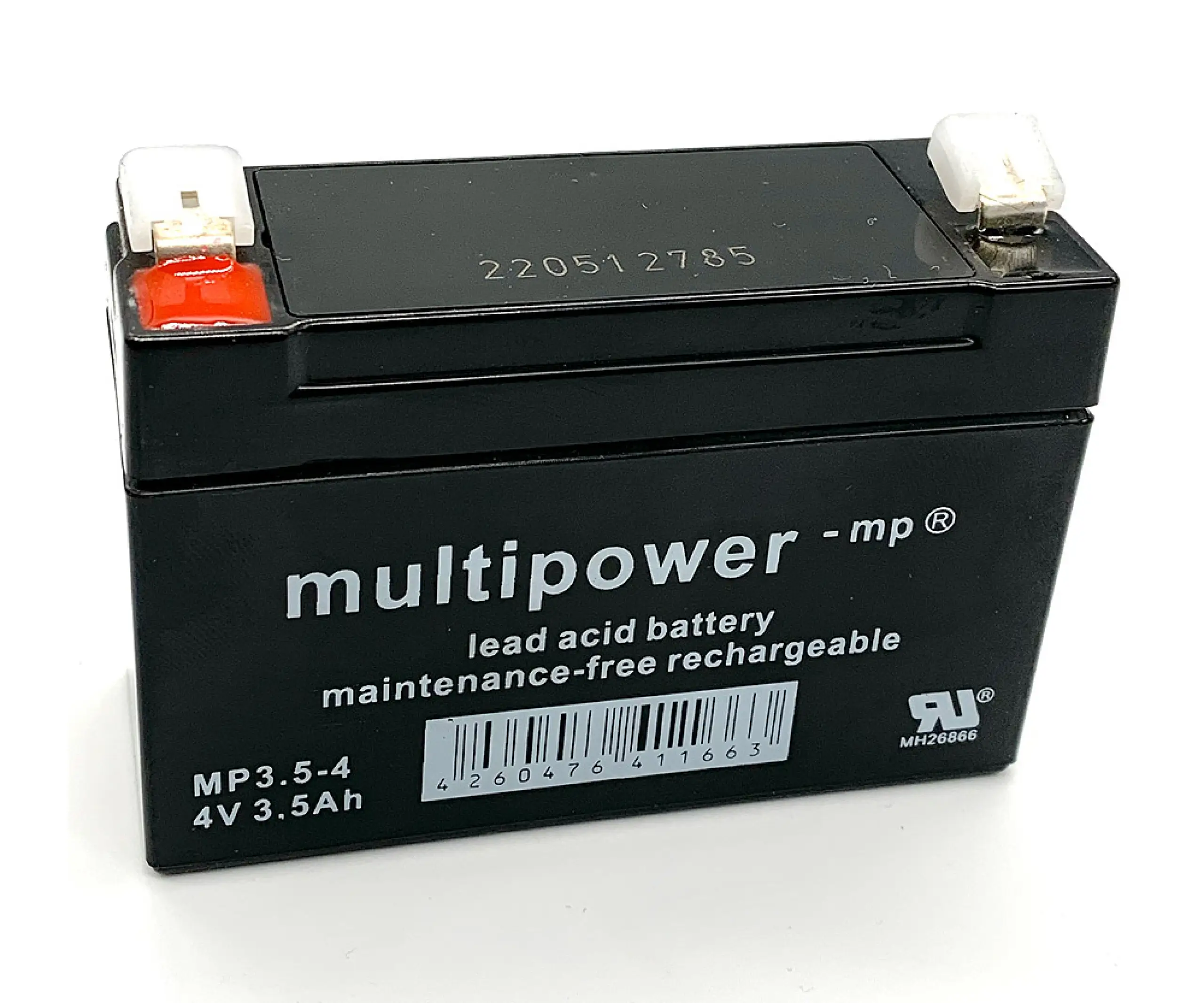 Multipower MP3.5-4 - 4V 3,5Ah Blei-Vlies (AGM) Akku online bei pro-akkus kaufen