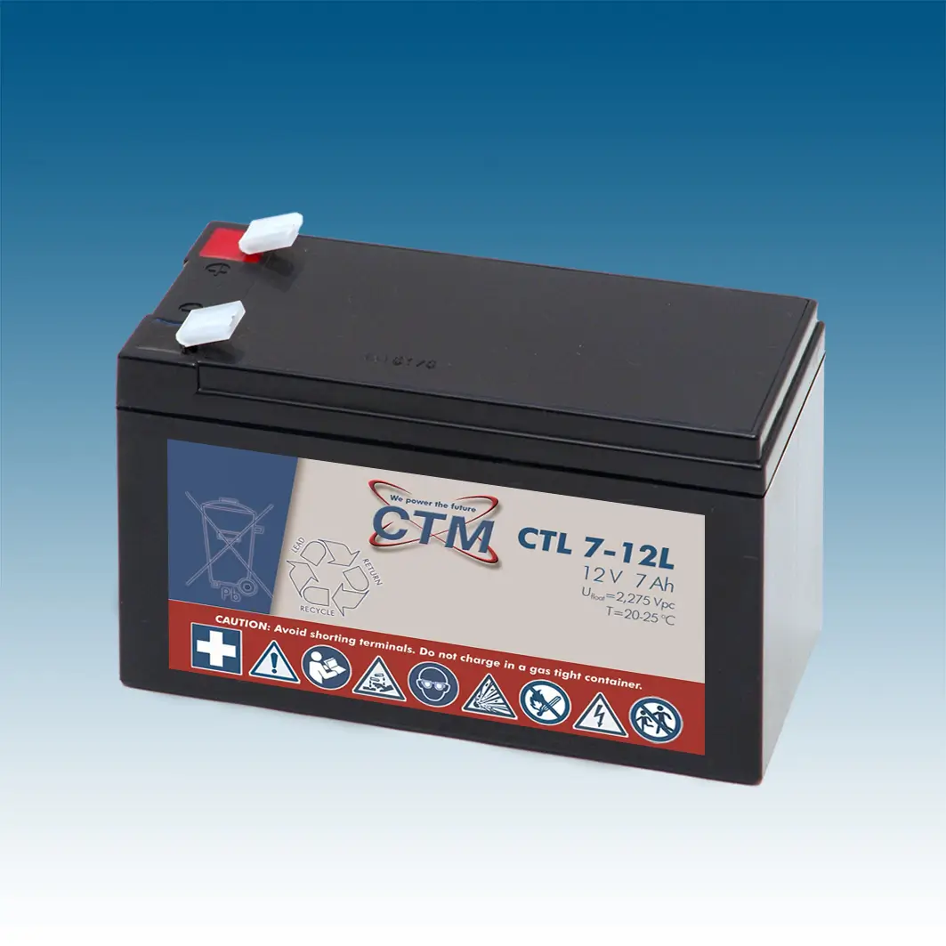 CTM CTL7-12L - 12V | 7Ah AGM Bleiakku Longlife CTM CTL7-12L - 12V | 7Ah AGM Bleiakku Longlife