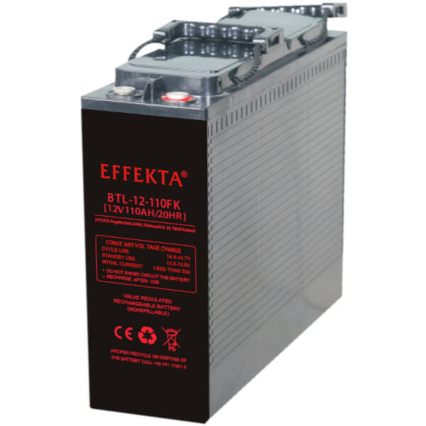 Effekta BTL12-110FK 12V 110Ah Front-Terminal AGM Batterie Effekta BTL12-110FK 12V 110Ah Front-Terminal AGM Batterie