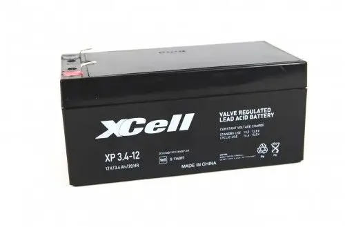 XCell XP 3.4-12 AGM Bleiakkku 12V 3,4Ah