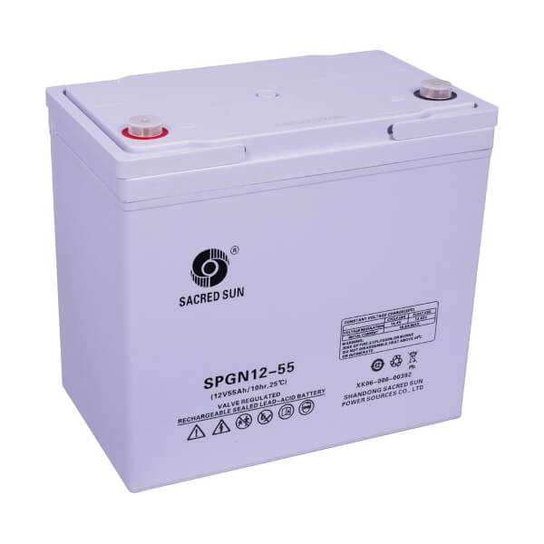 Sacred Sun SPGN12-55 - 12V 55Ah AGM Batterie Long Life online bei pro-akkus kaufen