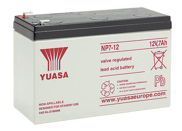 Yuasa NP7-12 12V 7Ah Blei-Akku / AGM Batterie Yuasa NP7-12 12V 7Ah Blei-Akku / AGM Batterie
