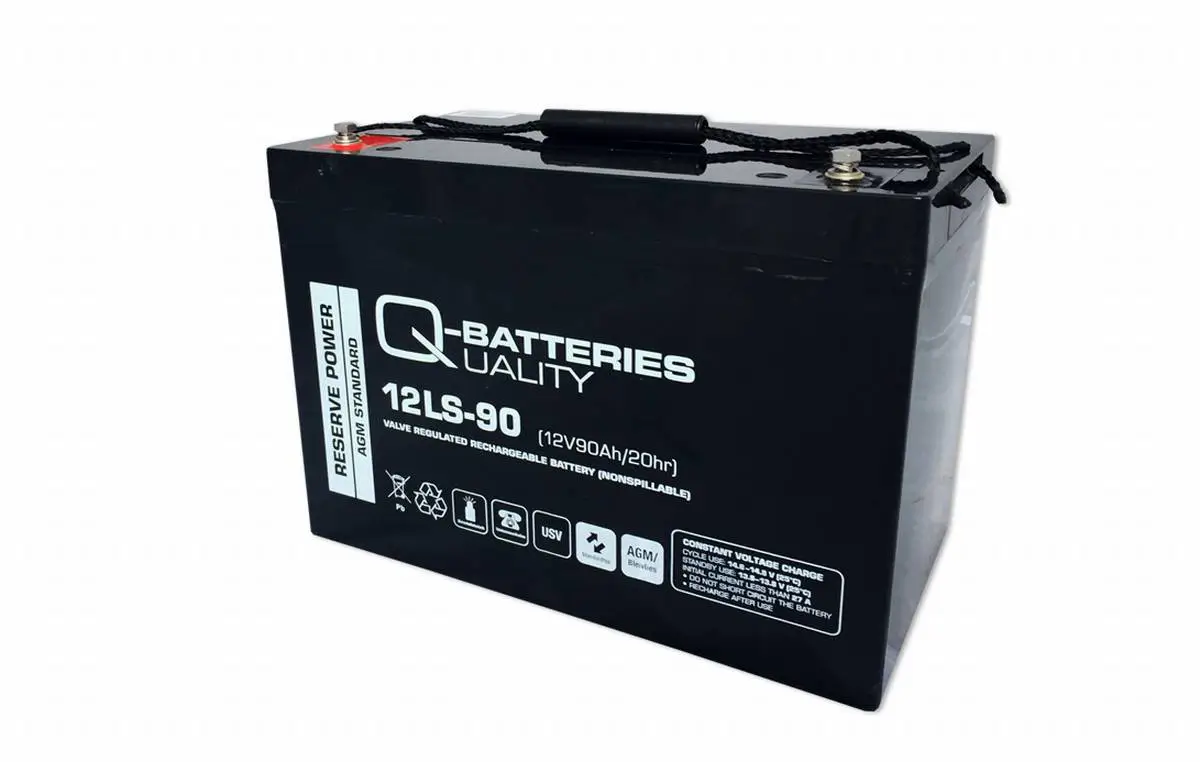 Q-Batteries 12LS-90 12V 90Ah AGM Batterie Akku online bei pro-akkus kaufen