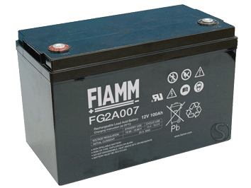 Fiamm FG2A007 12V 100Ah Blei-Akku / AGM Batterie Fiamm FG2A007 12V 100Ah Blei-Akku / AGM Batterie