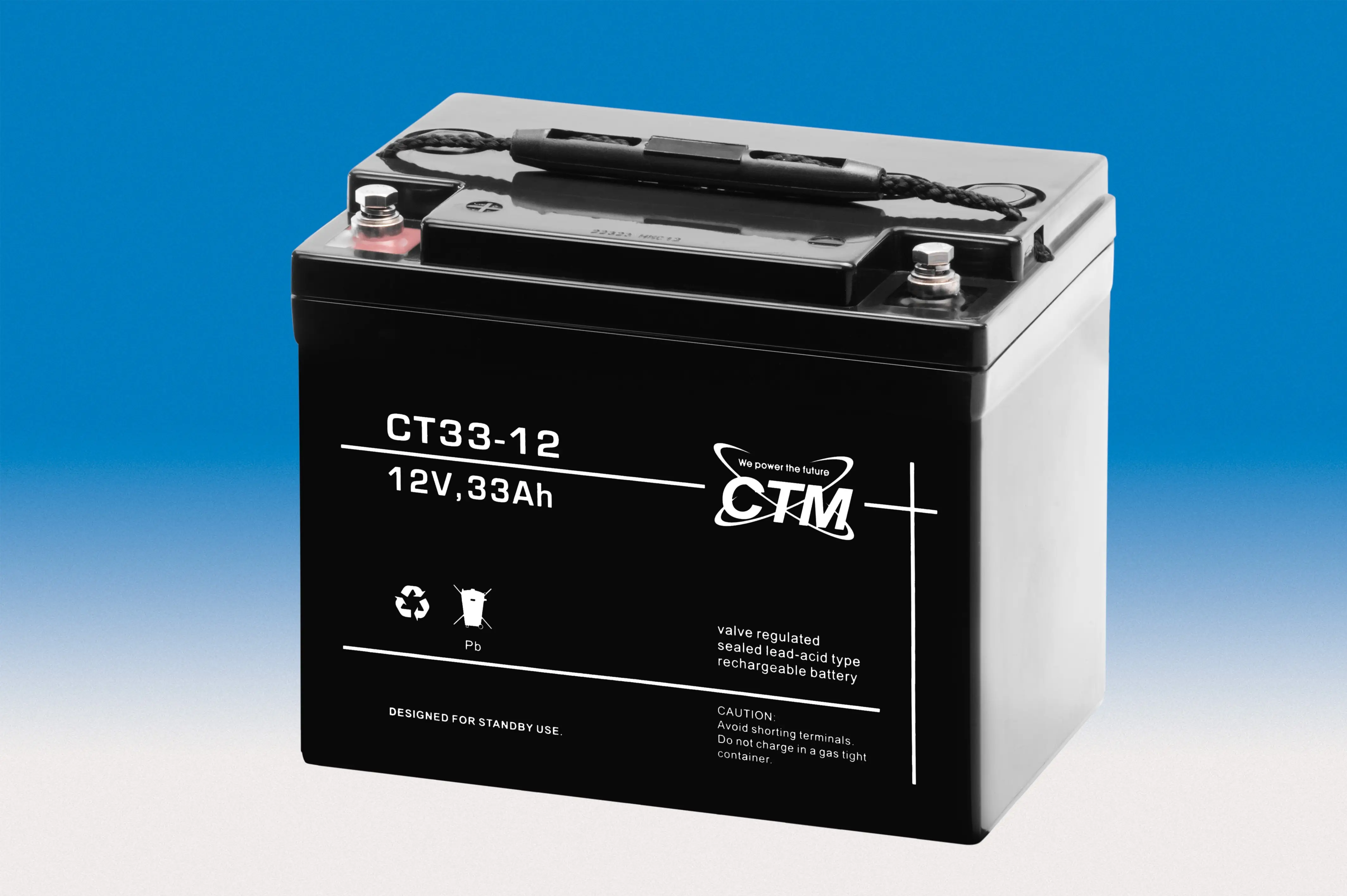 CTM CT33-12 - 12V | 33Ah AGM Bleiakku CTM CT33-12 - 12V | 33Ah AGM Bleiakku