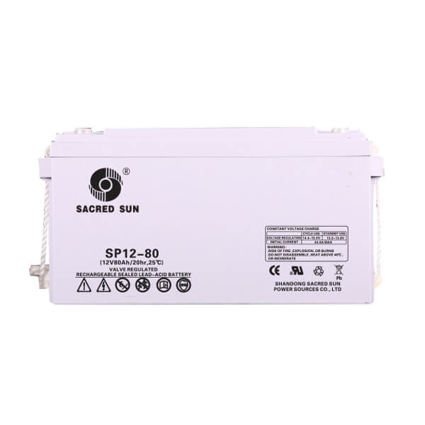 Sacred Sun SP12-80 AGM Batterie 12V 80Ah Long Life Akku online bei pro-akkus kaufen