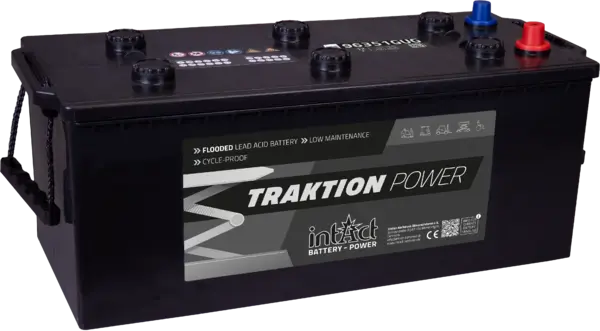 intAct Traktion-Power 96351GUG 12V 135Ah Traktionsbatterie | Antriebsbatterie für Golfcarts & Stapler online bei pro-akkus kaufen