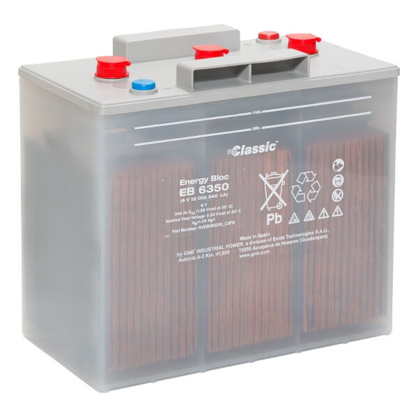 Classic Energy Bloc EB6350 - 6V | 12 OGi 340 LA | 340Ah (c10) Batterie Classic Energy Bloc EB6350 - 6V | 12 OGi 340 LA | 340Ah (c10) Batterie