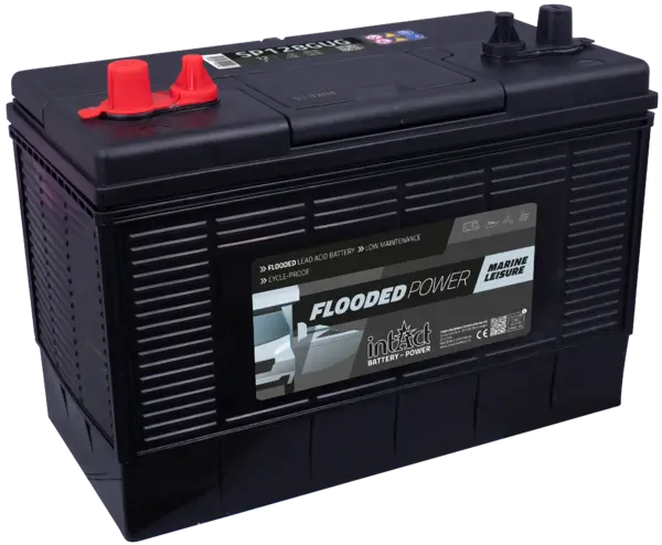 intAct SP128GUG Flooded-Power | 12V 128Ah Blei-Säure-Batterie online bei pro-akkus kaufen
