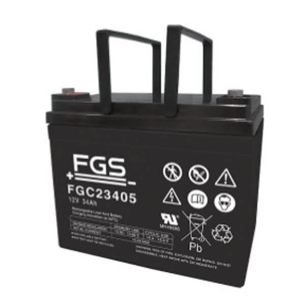FGS FGC23405 12V 34Ah Blei-Akku / AGM Batterie Zyklentyp FGS FGC23405 12V 34Ah Blei-Akku / AGM Batterie Zyklentyp