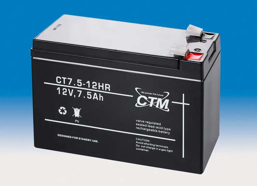 CTM CT7.5-12HR - 12V | 7,5Ah AGM Bleiakku CTM CT7.5-12HR - 12V | 7,5Ah AGM Bleiakku