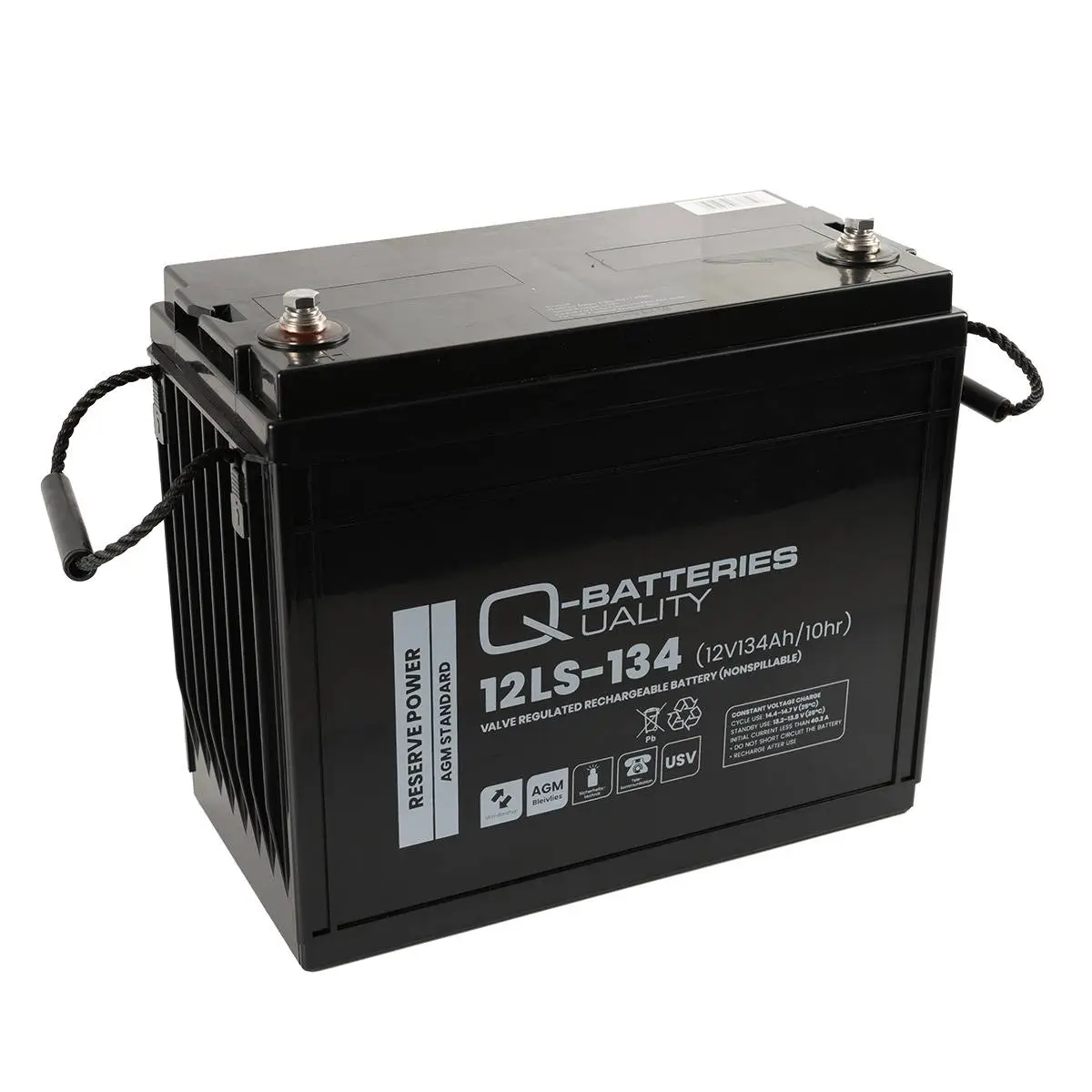 Q-Batteries 12LS-134 - 12V | 134Ah Blei-Vlies(AGM)-Akku VRLA