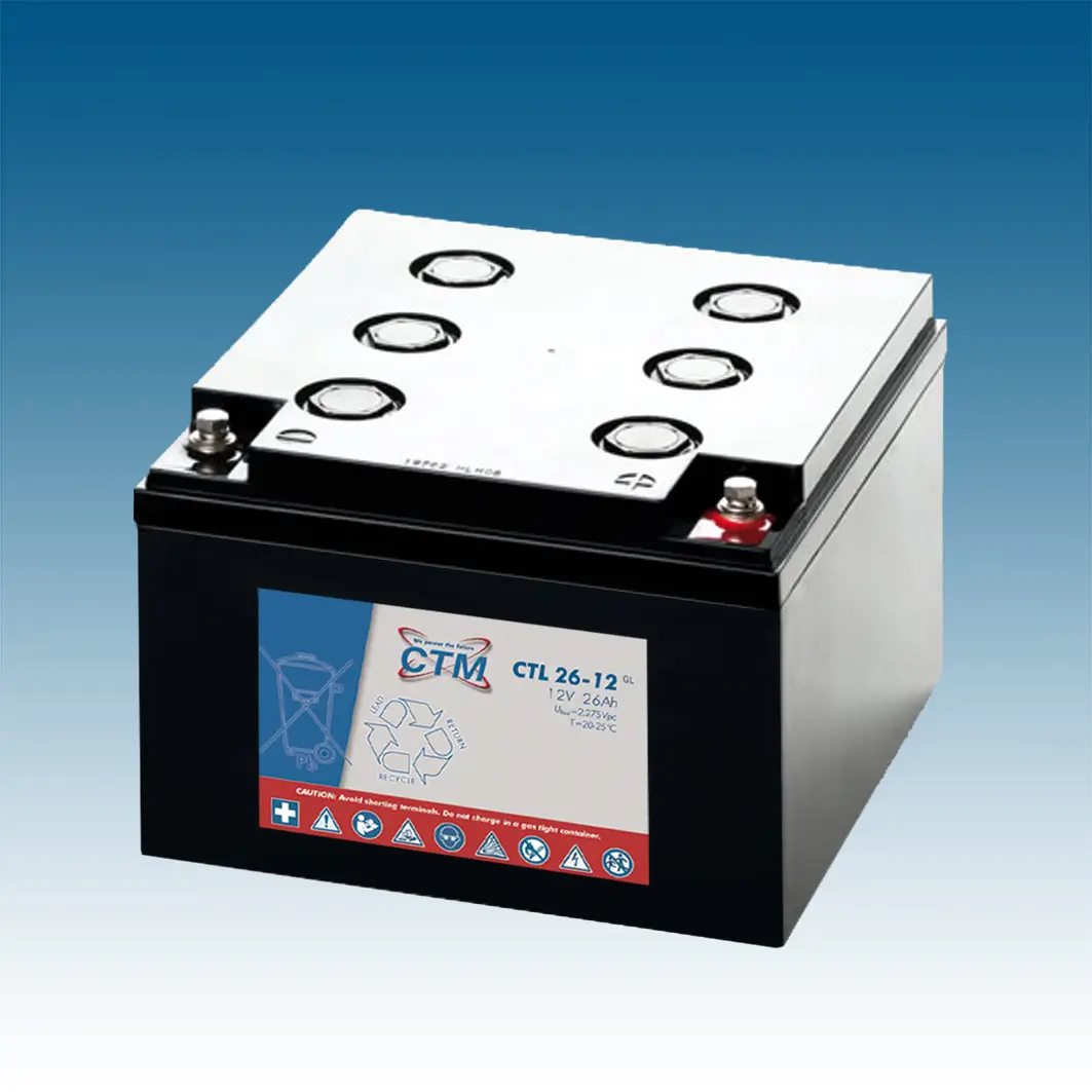 CTM CTL26-12 - 12V | 26Ah AGM Bleiakku Longlife CTM CTL26-12 - 12V | 26Ah AGM Bleiakku Longlife