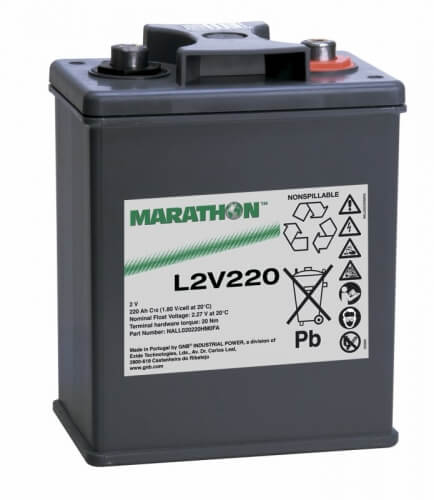 Exide Marathon L2V220 2V 236Ah Bleiakku