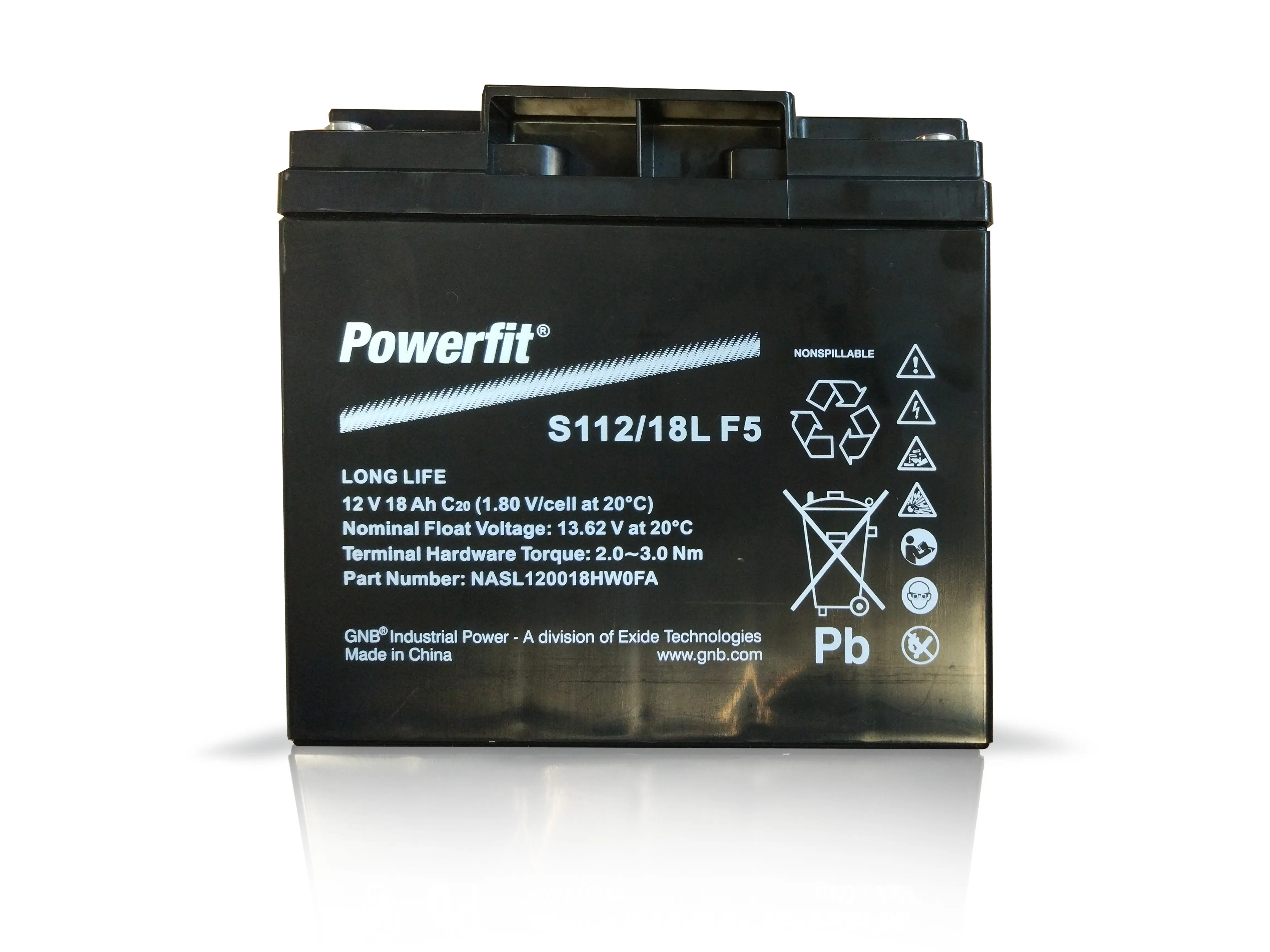 Exide Powerfit S112/18LF5 - 12V | 18Ah AGM Bleiakku Exide Powerfit S112/18LF5 - 12V | 18Ah AGM Bleiakku