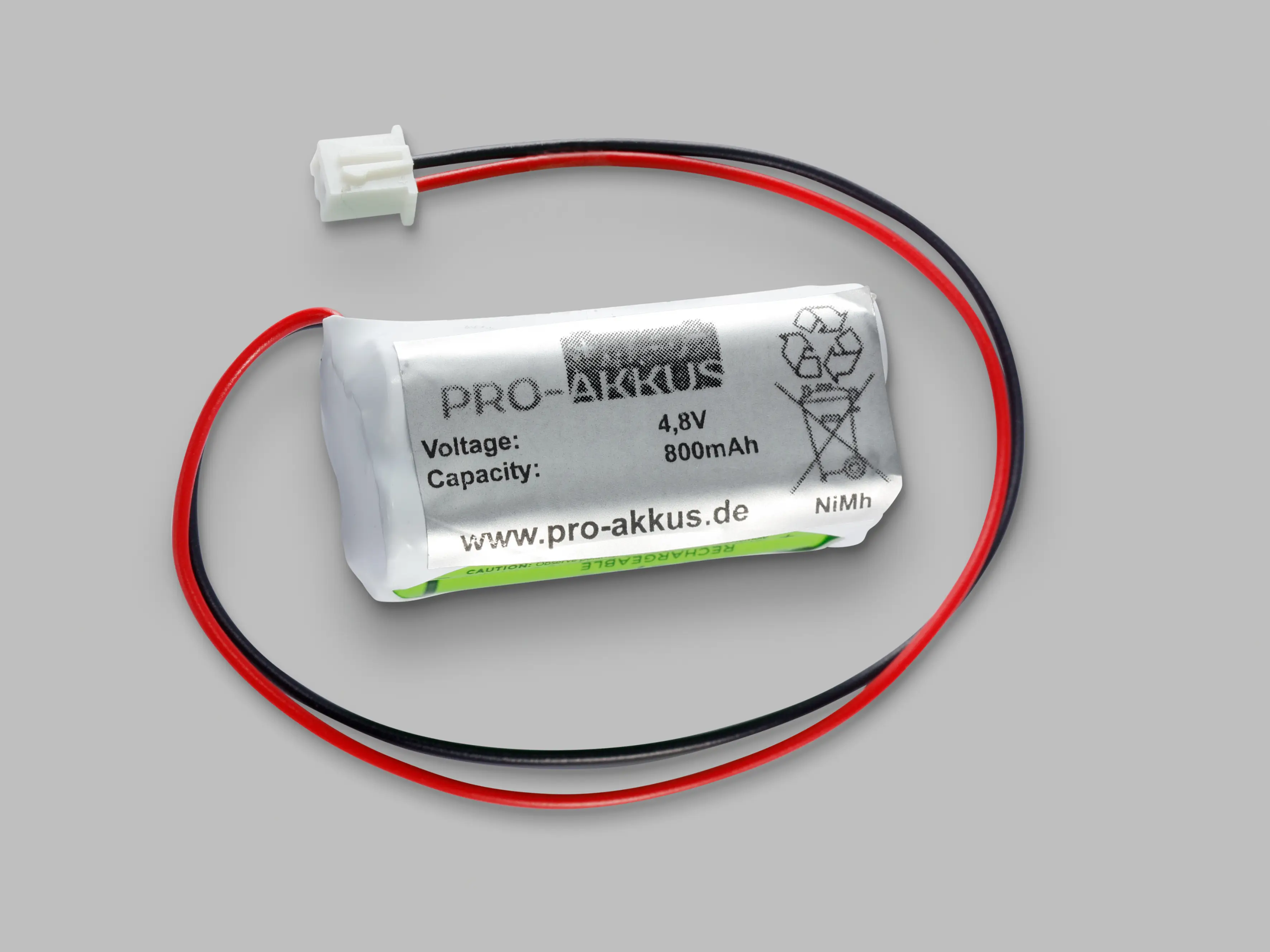 NiMh Akku 4,8V / 0,8Ah für Pfrommer RZ-Scheibenleuchte Compact 200 UM-EB NiMh Akku 4,8V / 0,8Ah für Pfrommer RZ-Scheibenleuchte Compact 200 UM-EB