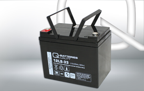 Q-Batteries 12LS-33 12V 35Ah AGM Batterie Akku
