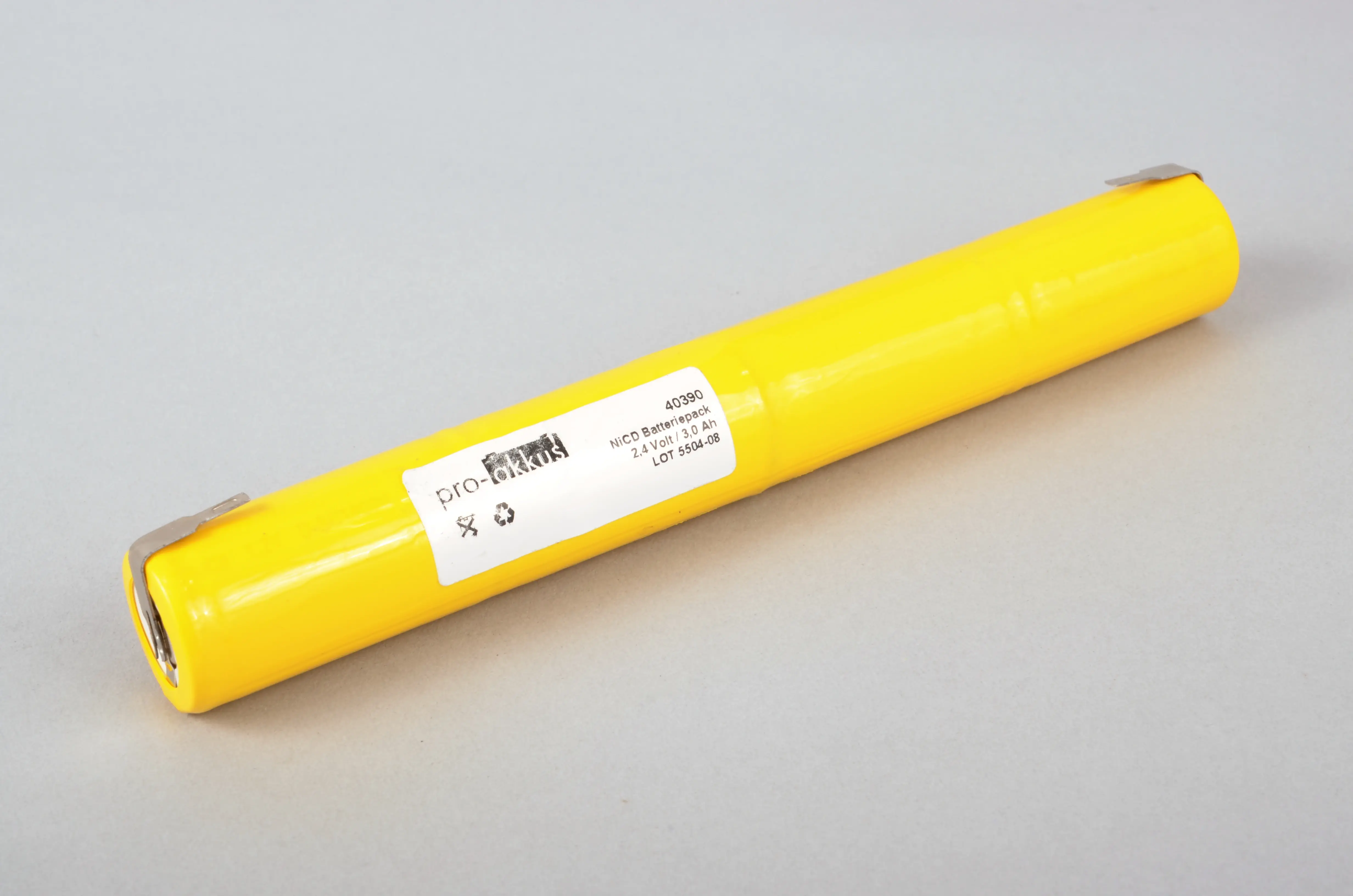 NiCd Notbeleuchtung Akku 2,4V / 3Ah für Olympia Electronics A-971 - online bei pro-akkus kaufen