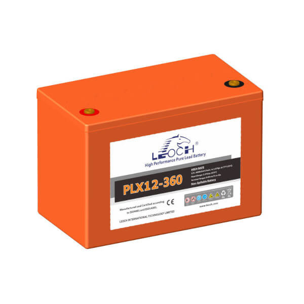 Leoch PLX12-360 M6V0 | 12V 90Ah VRLA AGM Batterie Leoch PLX12-360 M6V0 | 12V 90Ah VRLA AGM Batterie