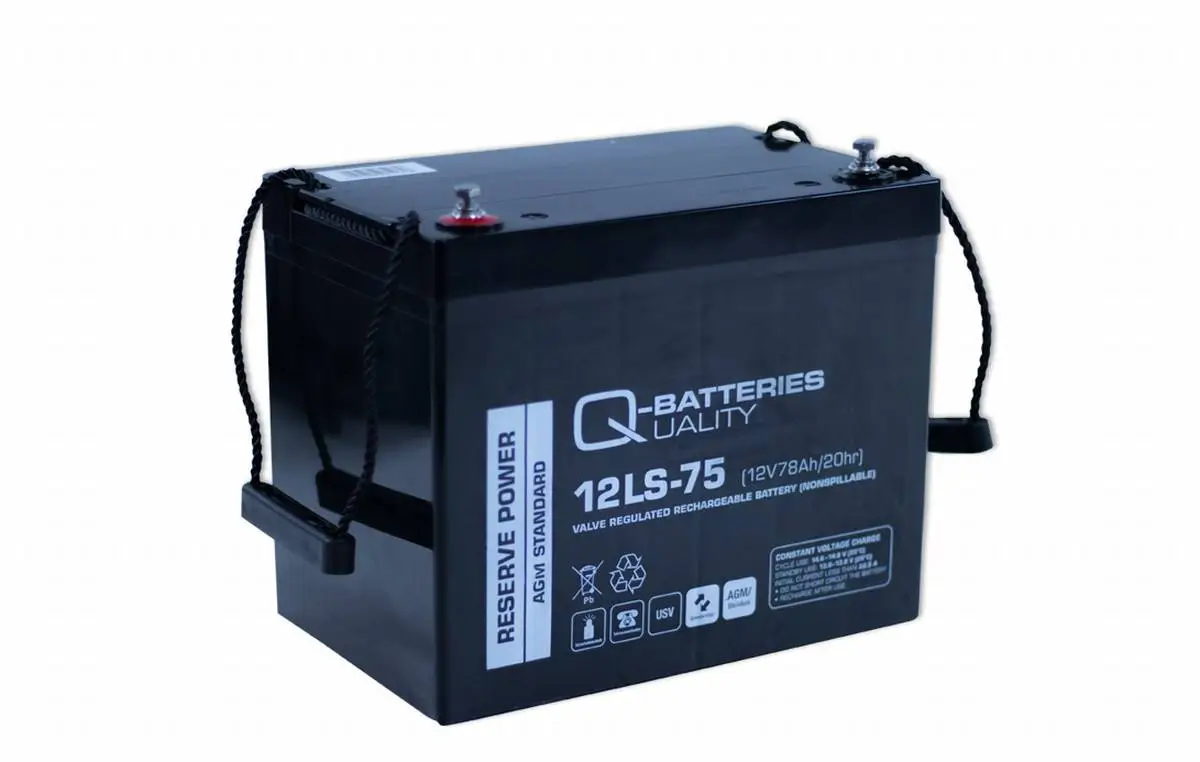 Q-Batteries 12LS-75 12V 78Ah AGM Batterie Akku online bei pro-akkus kaufen