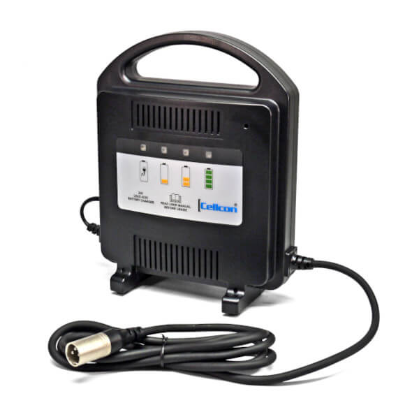 Cellcon 24V | 8A Ladegerät für AGM Bleiakkus mit XLR-Stecker Cellcon 24V | 8A Ladegerät für AGM Bleiakkus mit XLR-Stecker