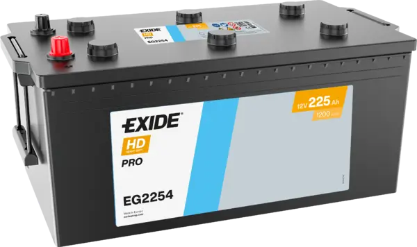 Exide HD PRO EG2254 Lkw Batterie - 12V 225Ah online bei pro-akkus kaufen