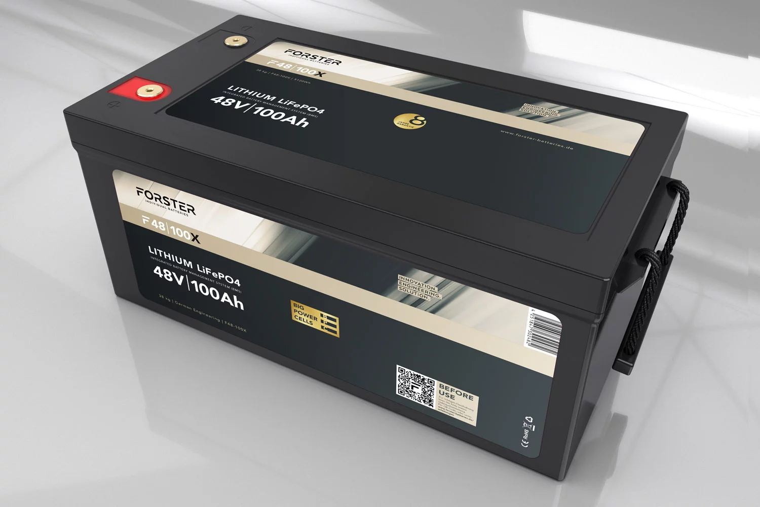 FORSTER F48-100X Lithium LiFePO4 Batterie - 51,2V | 100Ah online bei pro-akkus kaufen