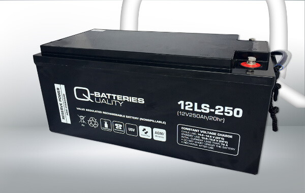 Q-Batteries 12LS-250 12V 250Ah AGM Batterie Akku