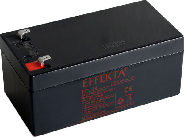 Effekta BT12-3.2 12V 3,2Ah Blei-Akku / AGM Batterie Effekta BT12-3.2 12V 3,2Ah Blei-Akku / AGM Batterie