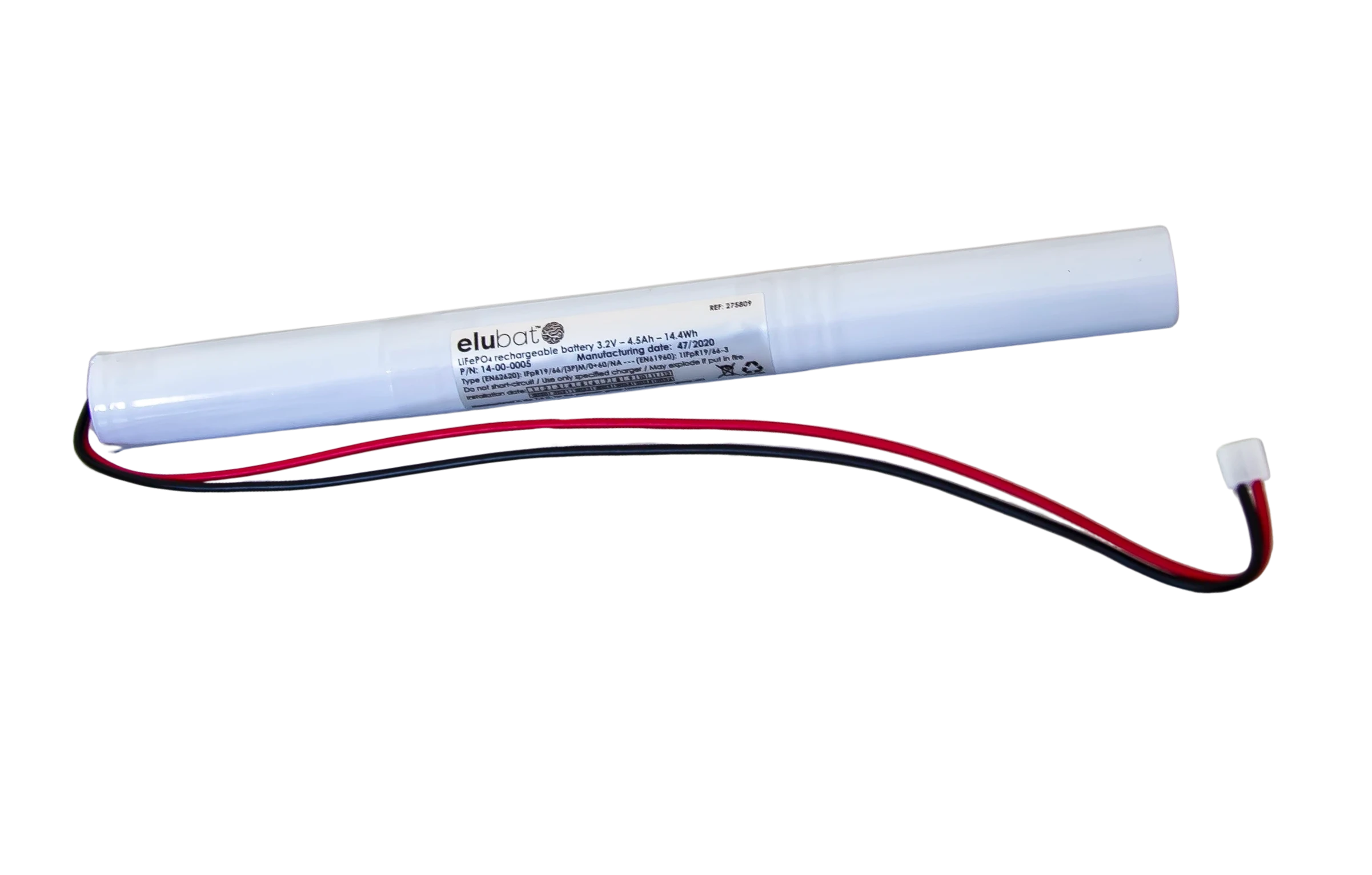 ELUBAT 275809 Originalakku für Notbeleuchtung 3,2V 4,5Ah LiFePO4 online bei pro-akkus kaufen