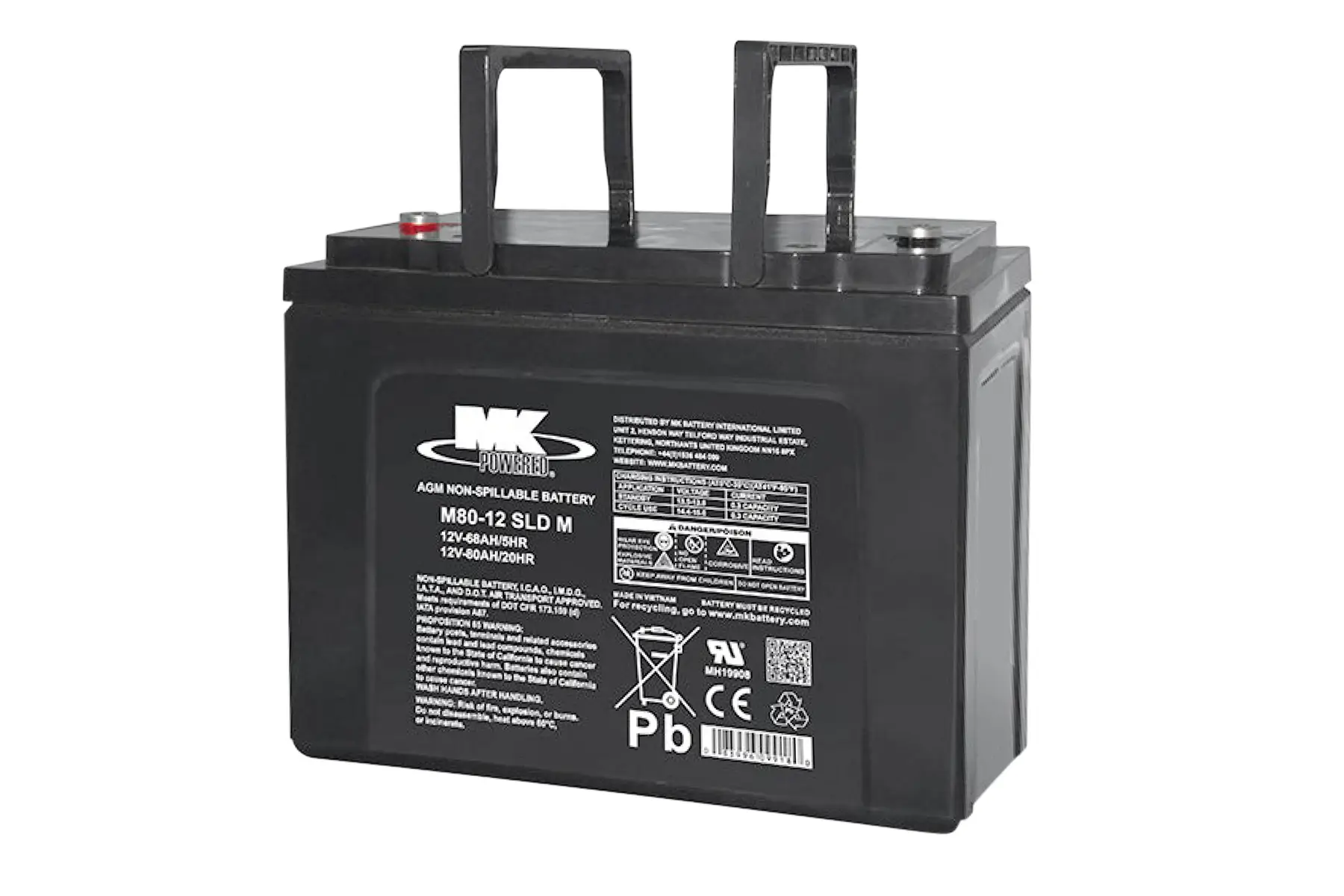 MK Battery M80-12SLDM - 12V | 80Ah Blei-AGM Akku