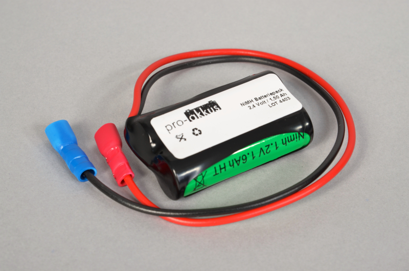 NiMh Notbeleuchtung Akku 2,4V / 1500mAh passend für ABB 11190038V/55 online bei pro-akkus kaufen