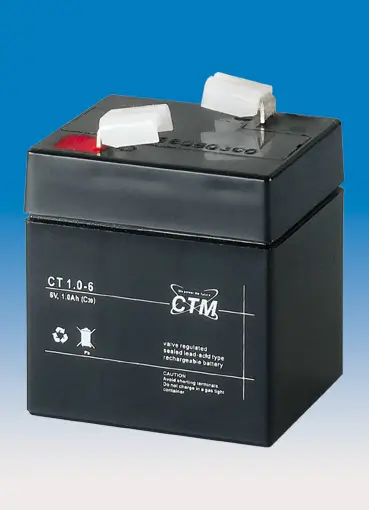 CTM CT1.0-6 - 6V | 1,0Ah Blei-Vlies-Akku (AGM) CTM CT1.0-6 - 6V | 1,0Ah Blei-Vlies-Akku (AGM)