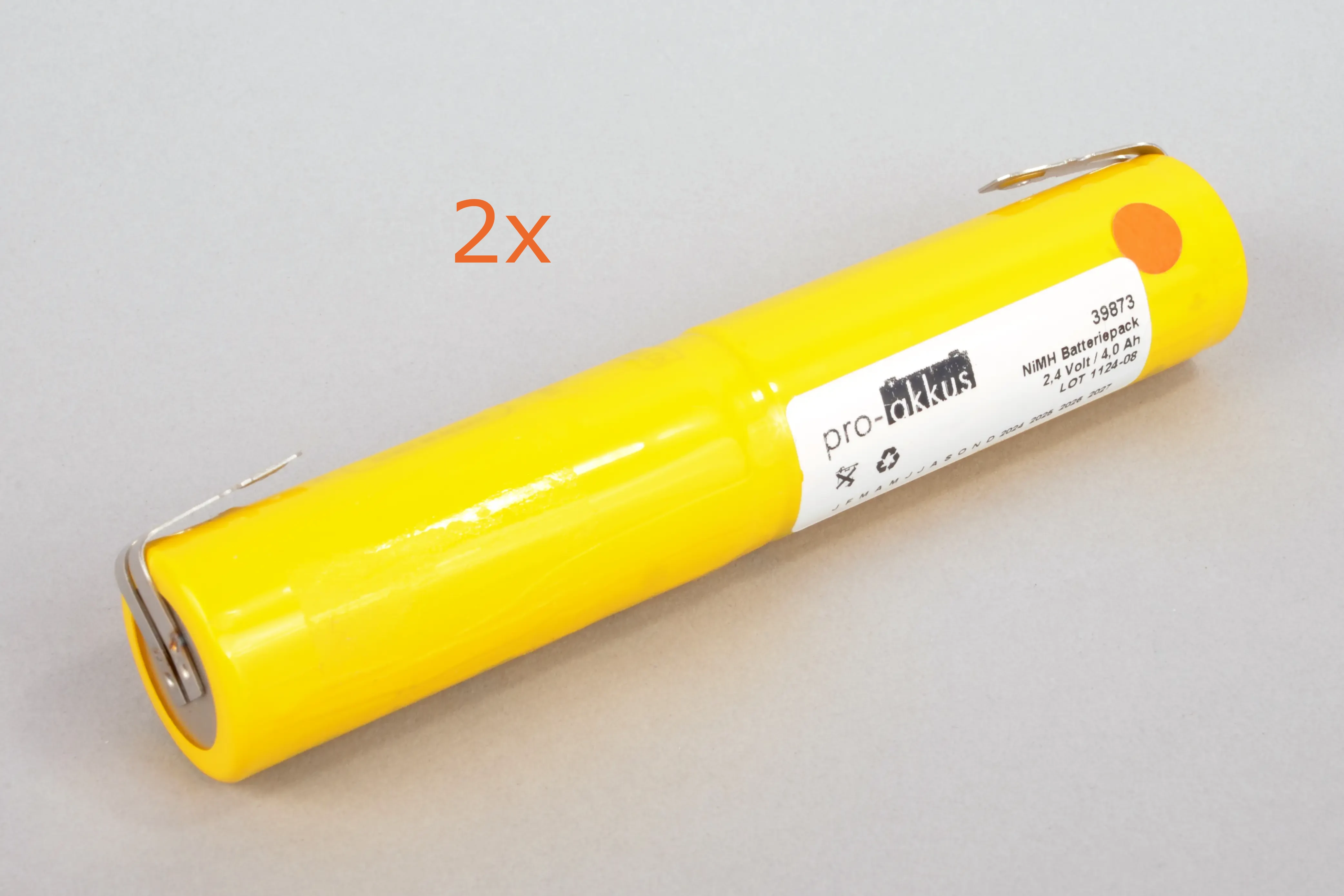 2 x NiMh Notbeleuchtung Akku 2,4V 4200mah passend für Zumtobel 04821263 2 x NiMh Notbeleuchtung Akku 2,4V 4200mah passend für Zumtobel 04821263